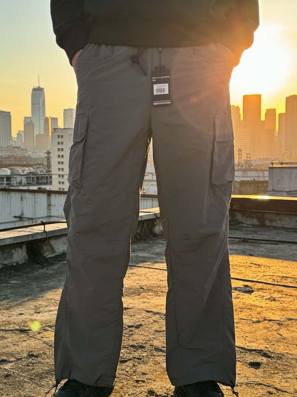 NWT American Stitch Cargo Pants Grey Style HD24B3306 Size Large New